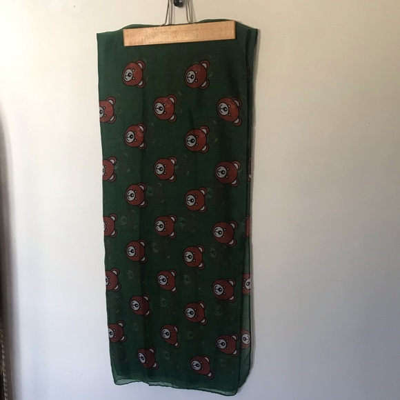 💝Free with any purchase💝 Teddy Bear Fall Scarf - Picture 3 of 8